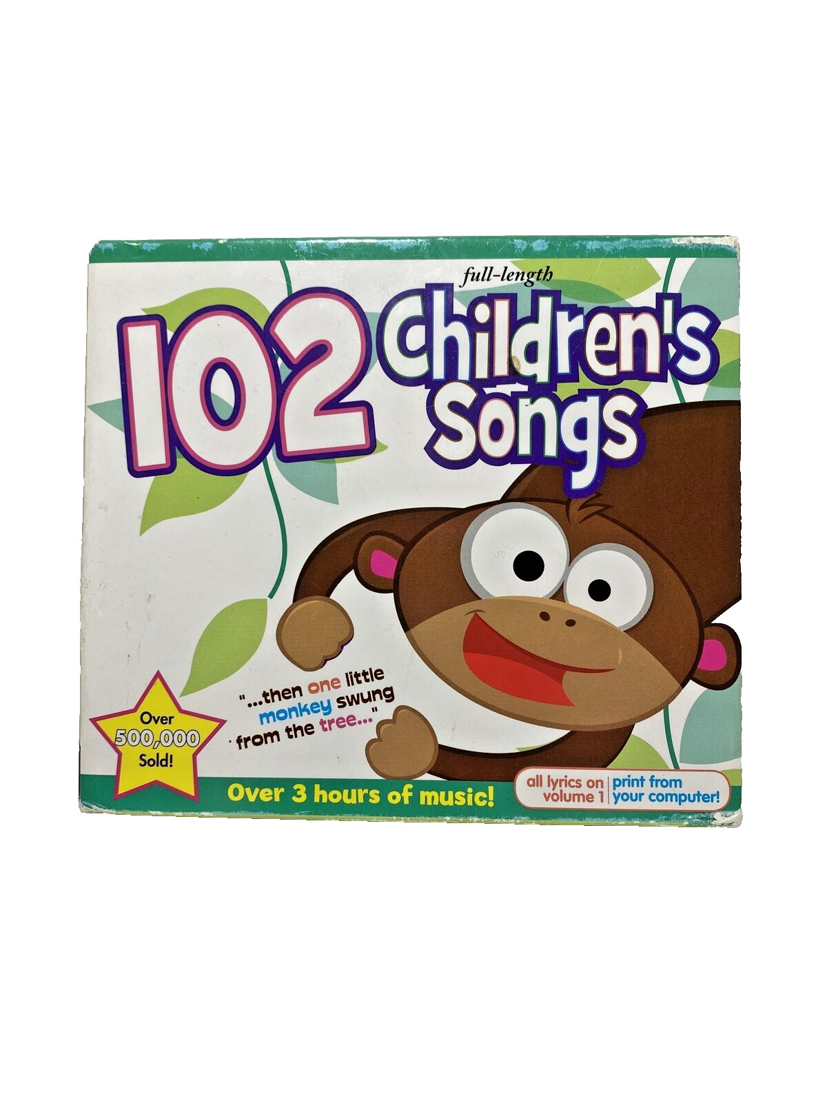 102 Childrens Songs (Multipacks) by Multiple 3 Discs CDS With Lyrics