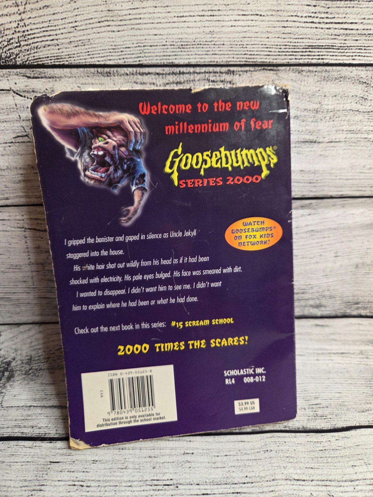 R. L. Stine First Printing Series 2000 Gooeebumps #14 Jekyll & Heidi Halloween