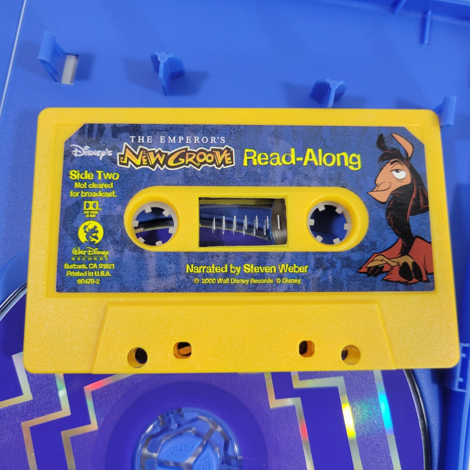 The Emperor’s New Groove CD Read-Along With Cassette Tape 2000 Disney Story USED