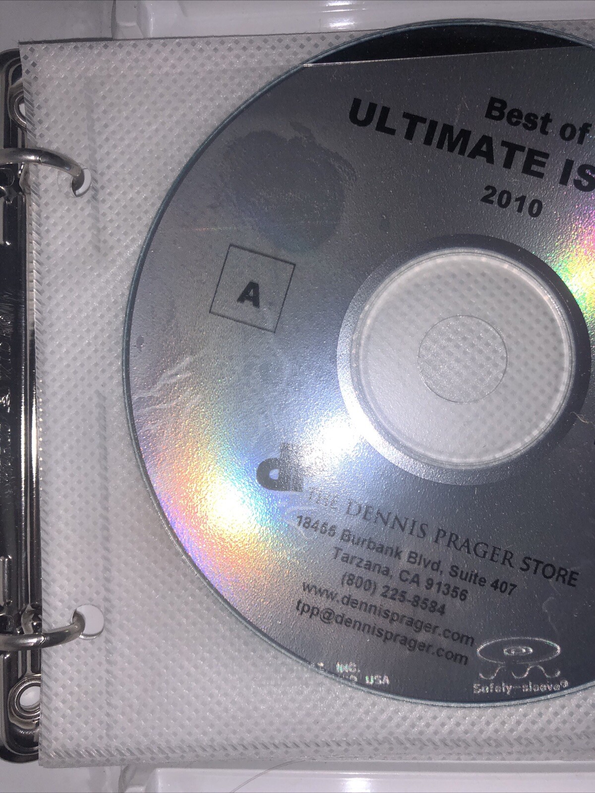 The Dennis Prager Show, Best Of Ultimate Issues Hour Radio 2010 Lessons Learned