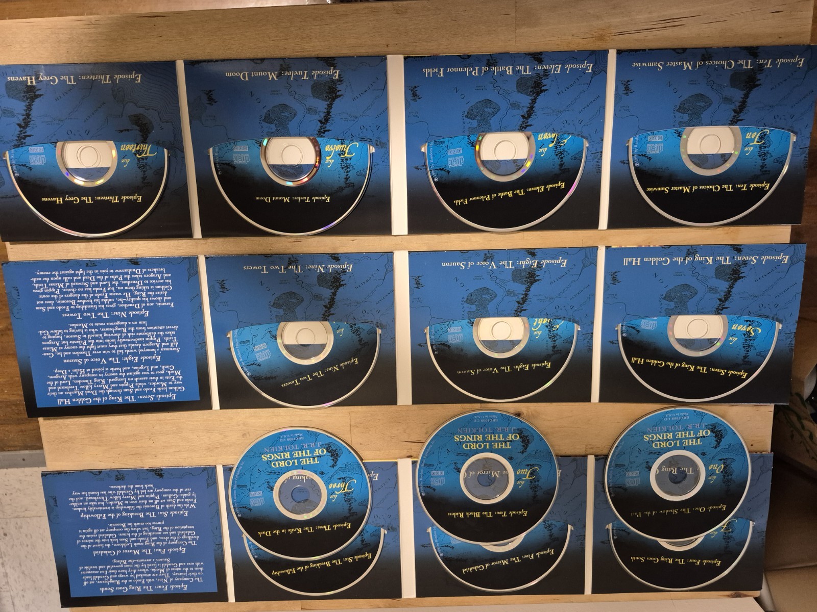 Lord of the Rings JRR Tolkien BBC 13 Disc Box Set Audio Book CD Complete DS20