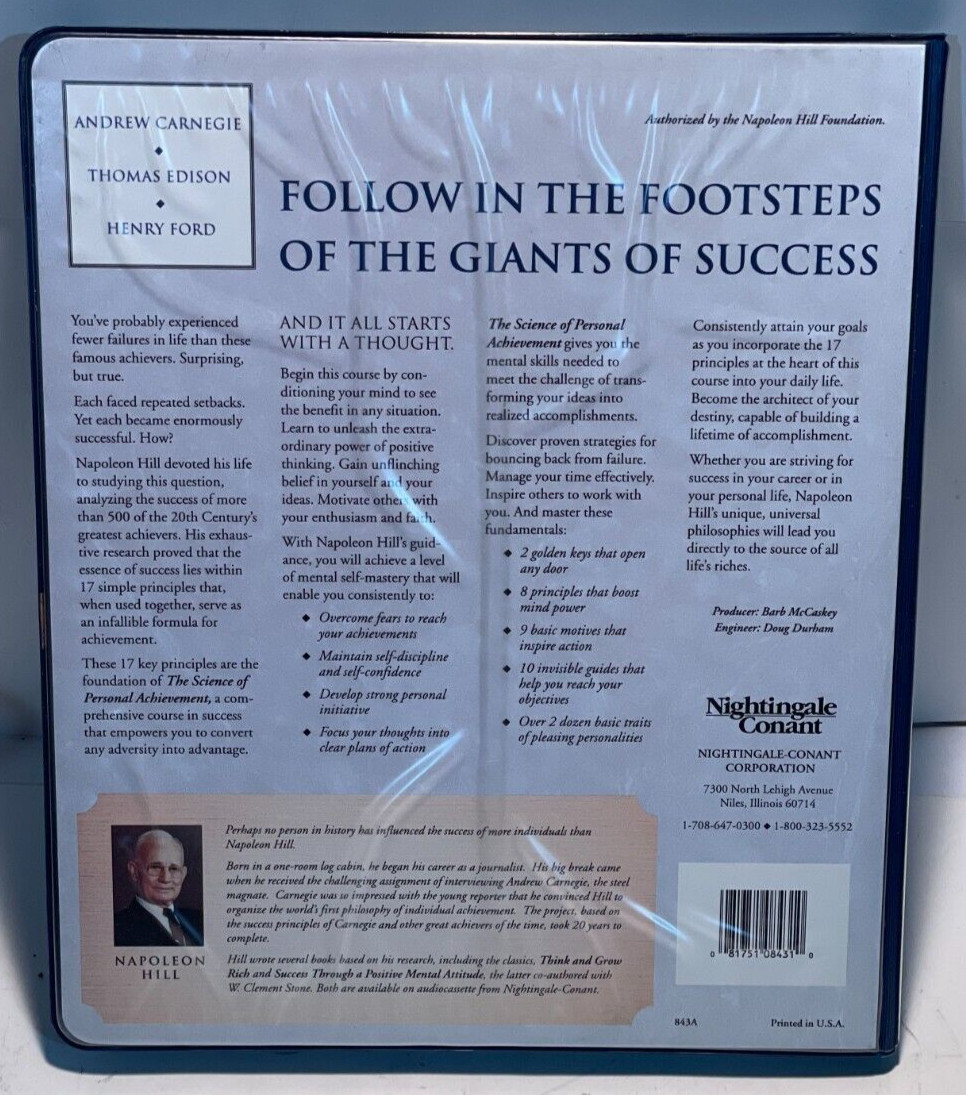 The Science of Personal Achievement: The 17 Universal Principles of Success