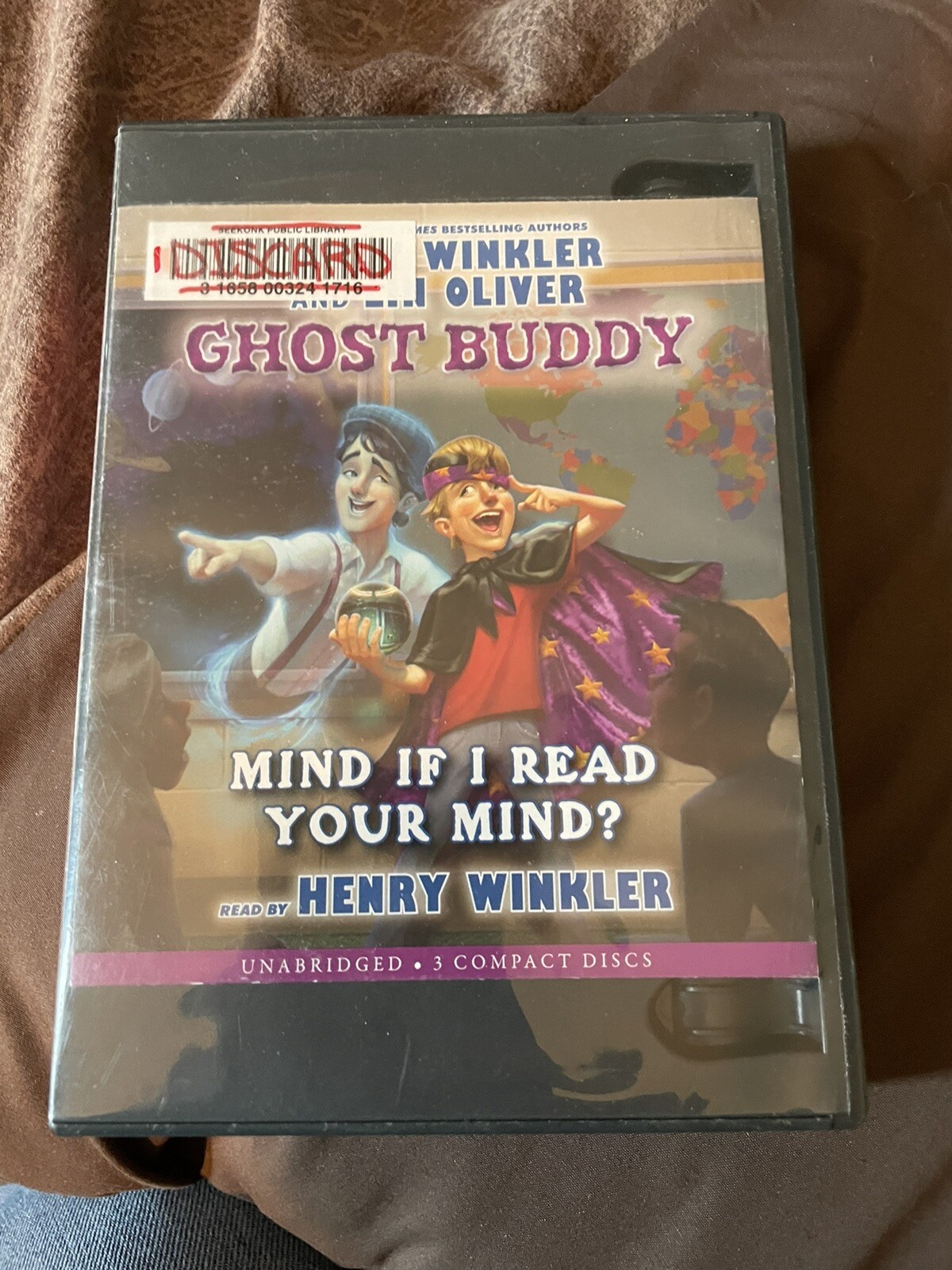 Ghost Buddy Mind If I Read Your Mind? — Audio Book 3 CD Set Henry Winkler
