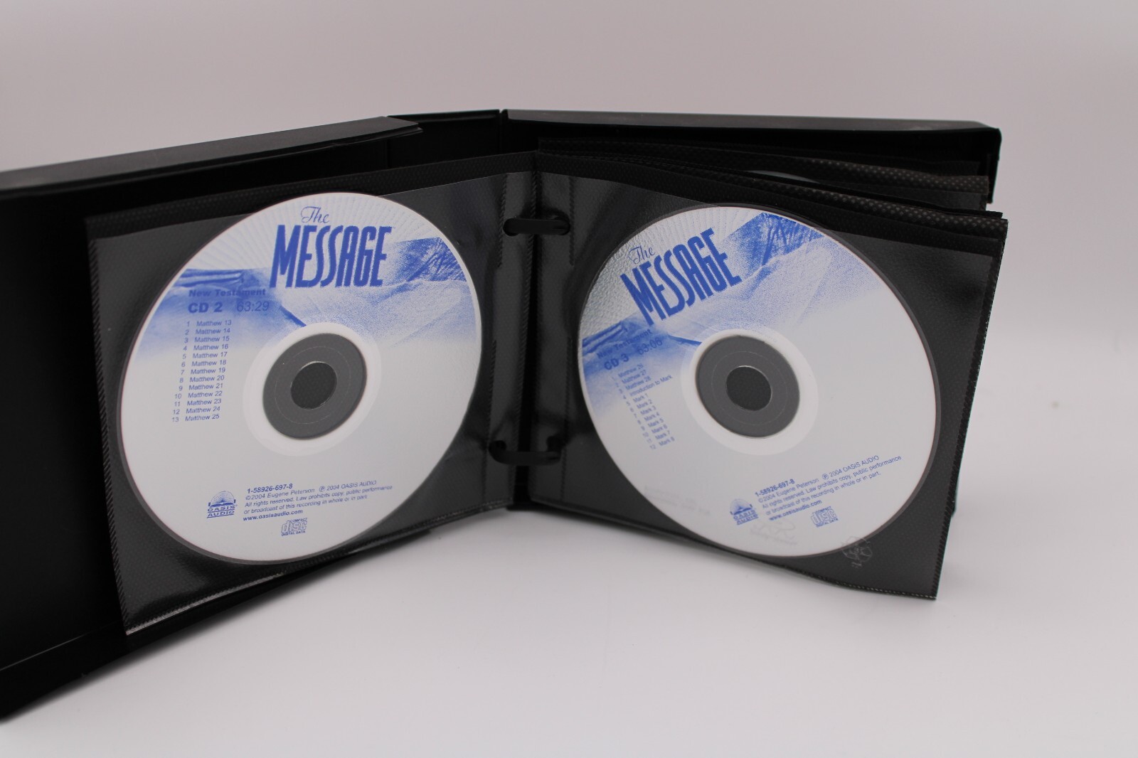 The Message Bible: New Testament Oasis Audio 20 CDs Unabridged Contemporary