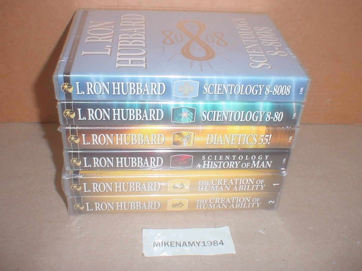 Lot of 5 Scientology Audiobooks by L. Ron Hubbard all NEW & SEALED !!