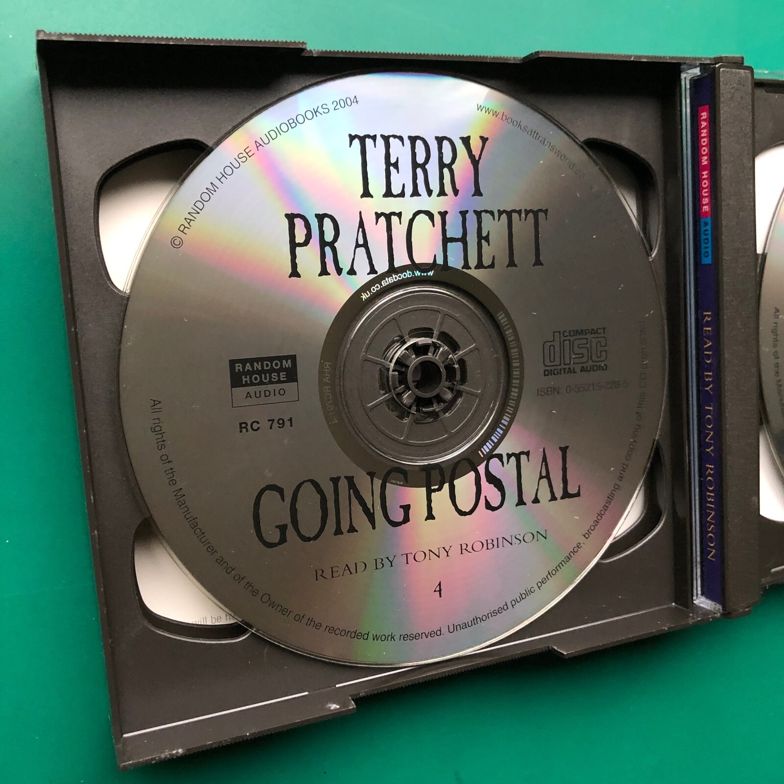 Terry Pratchett GOING POSTAL Fantasy Audiobook 5x CD Discworld Tony Robinson VG+