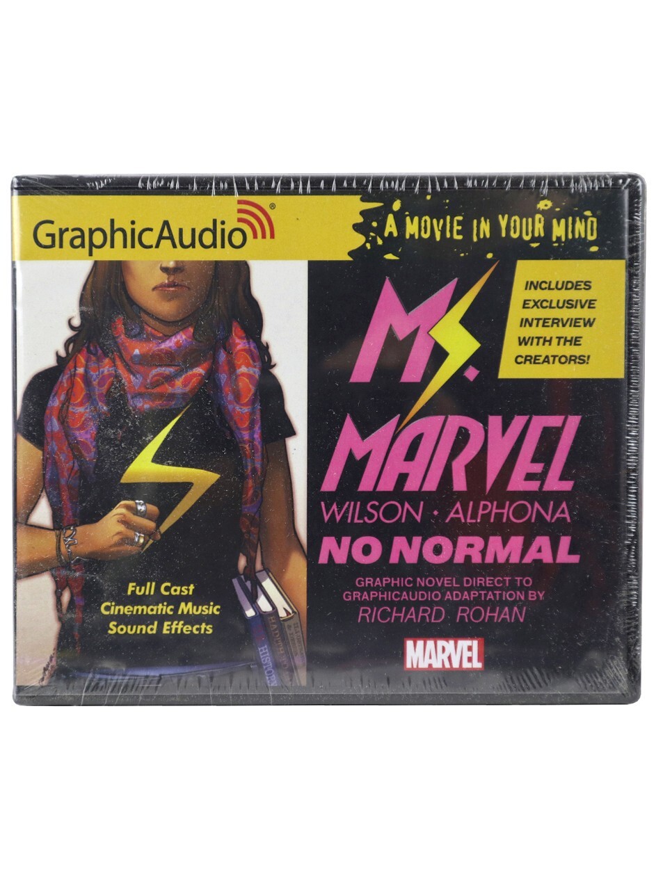 Ms. Marvel No Normal Audio Book GraphicAudio Marvel 2 Hours 2 CDs New