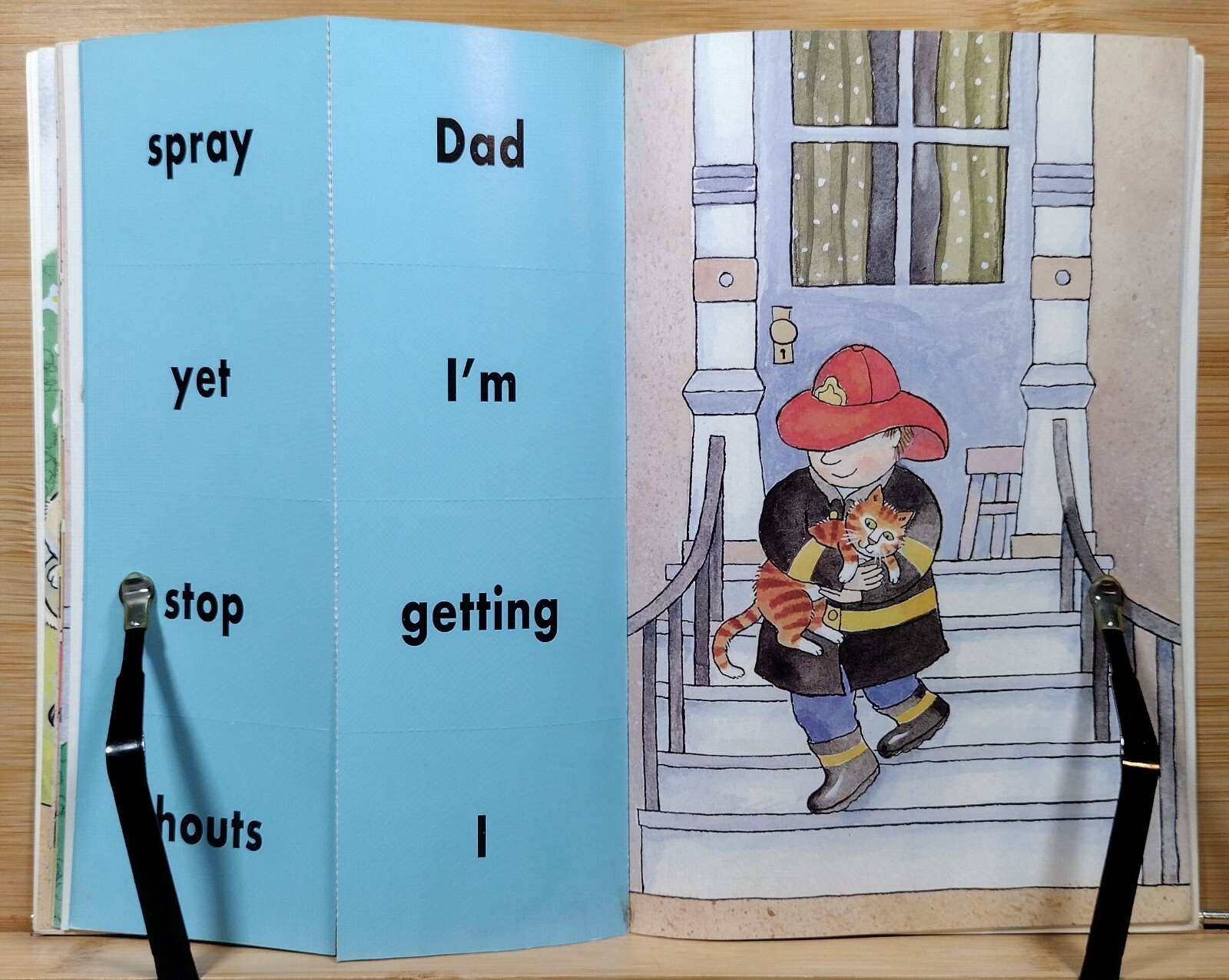 I’m a Fire Fighter by Mary Packard (1995, Paperback) with Flash Cards
