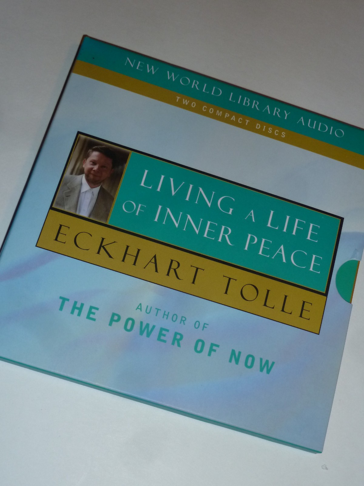 Living a Life of Inner Peace by Eckhart Tolle CD audiobook spiritual self-help