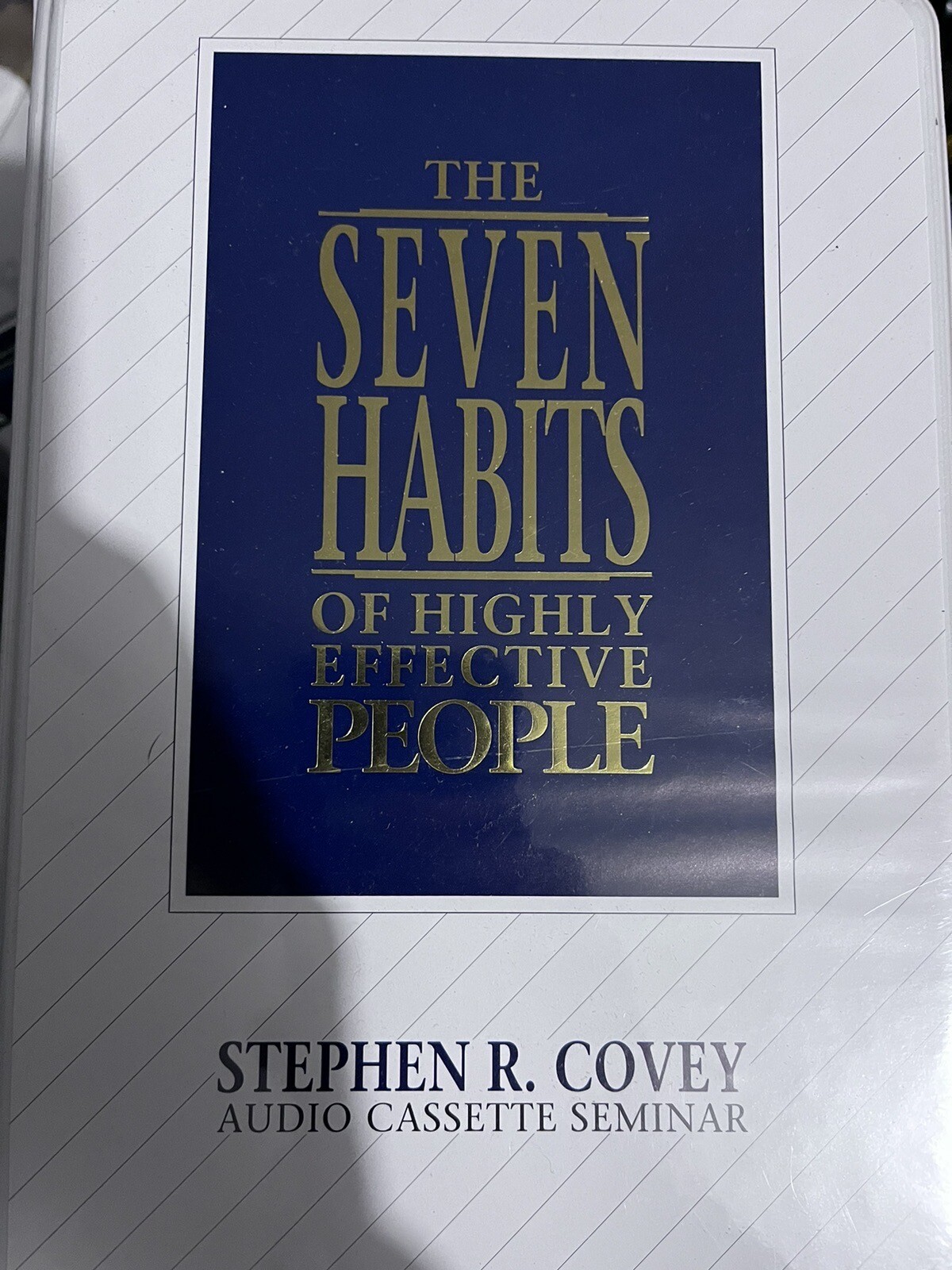The Seven Habits of Highly Effective People Stephen R Covey Audio Tape Cassette