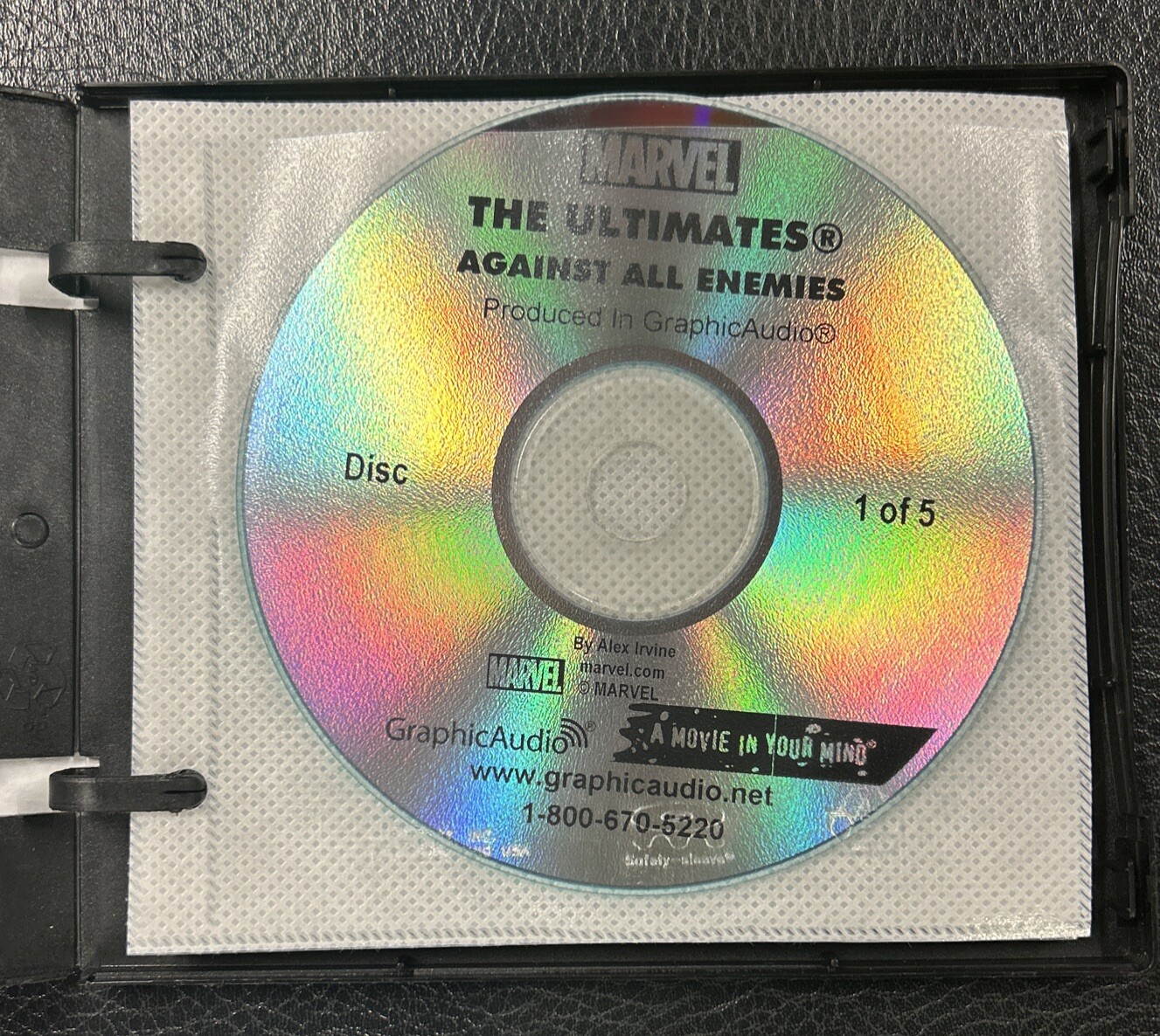 GraphicAudio Marvel Alex Irvine: The Ultimates Against All Enemies, 5 CD/6Hrs.