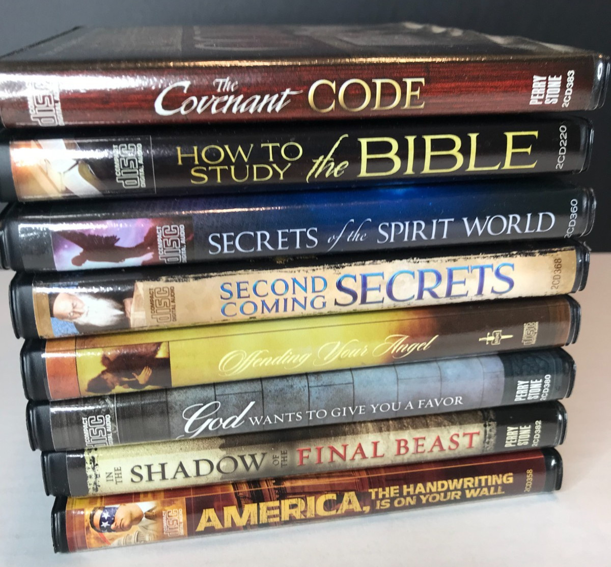Perry Stone Lot of 8 CDS Audio Sets Audiobook Christianity Prophecy Warning