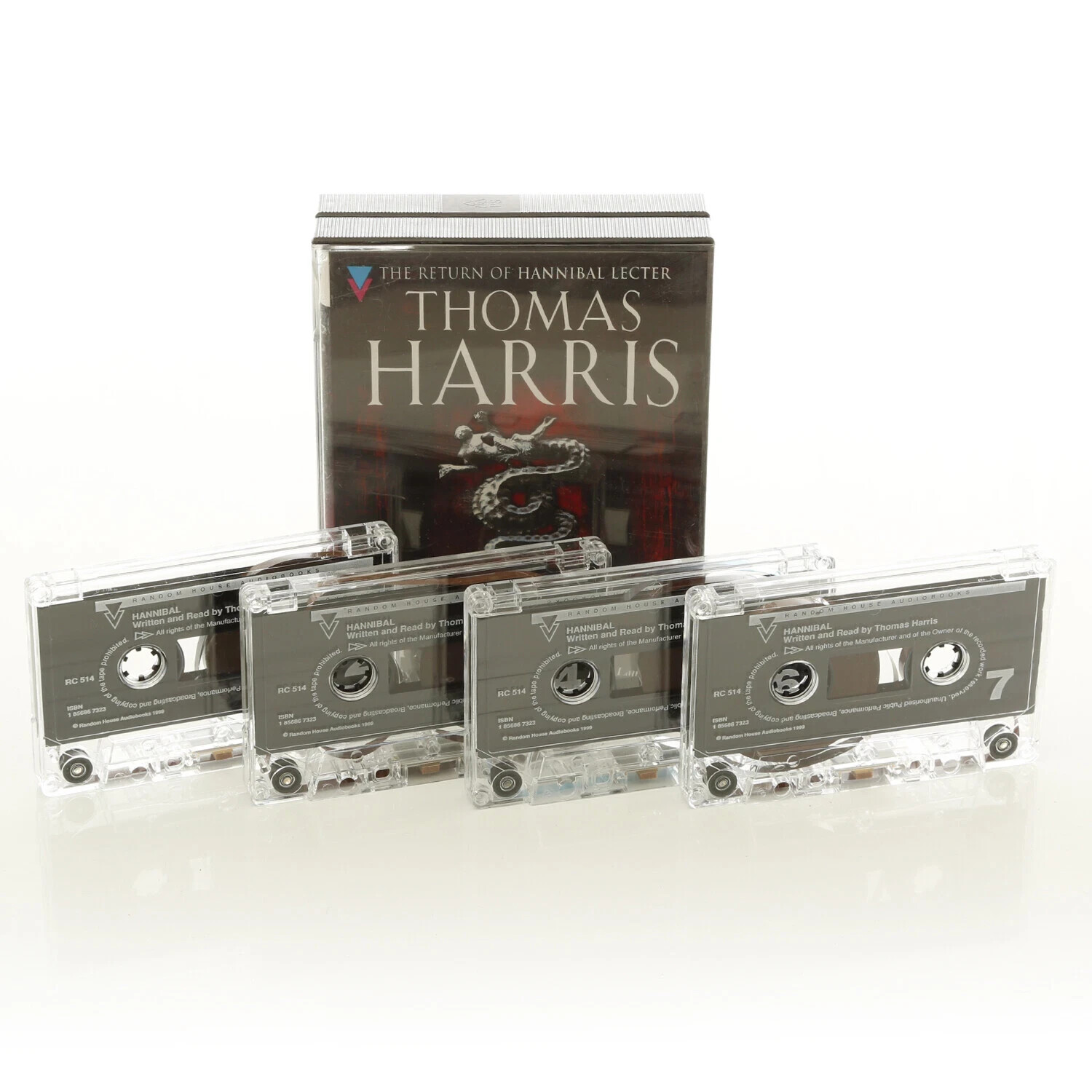 THOMAS HARRIS «Hannibal» Audio Story Cassette Read By Thomas Harris 6hrs