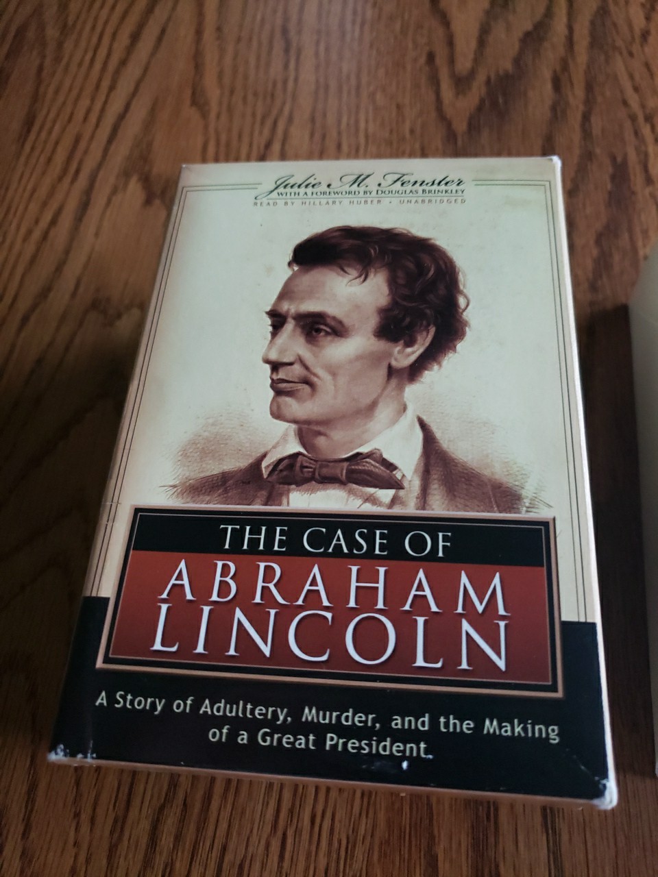 The Case Of Abraham Lincoln 6 Cassettes Unabridged Julie M. Fenster 2007 EX Cond