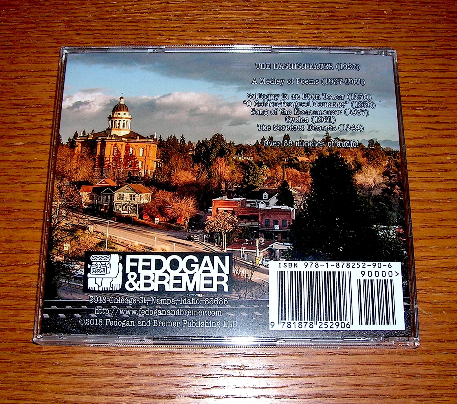 CLARK ASHTON SMITH THE HASHISH-EATER & OTHER POEMS NEW CD