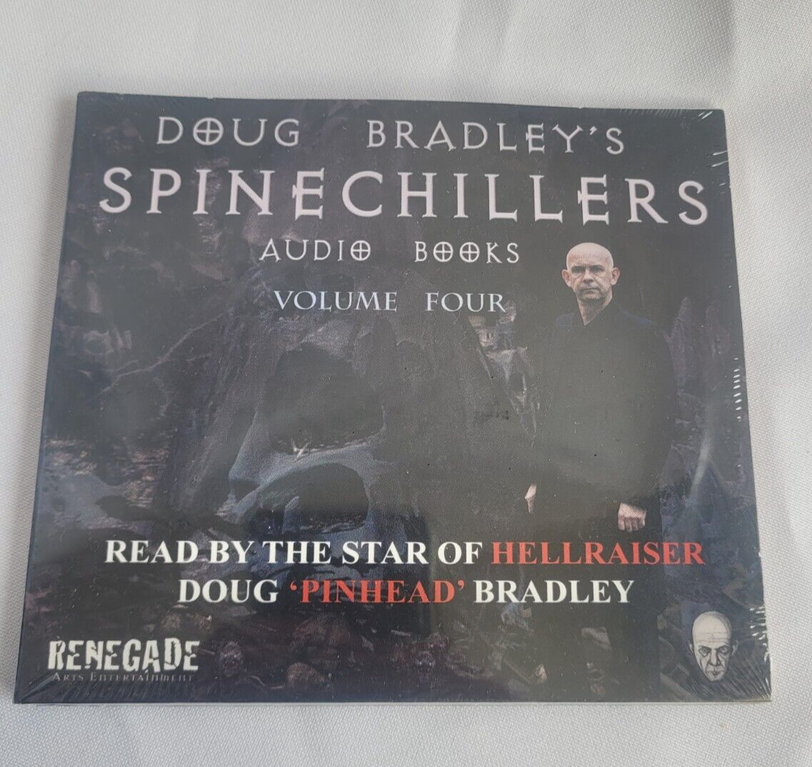 Doug Bradley’s Spine Chillers/ Volume 4 3x cd audio book poe/lovecraft horror