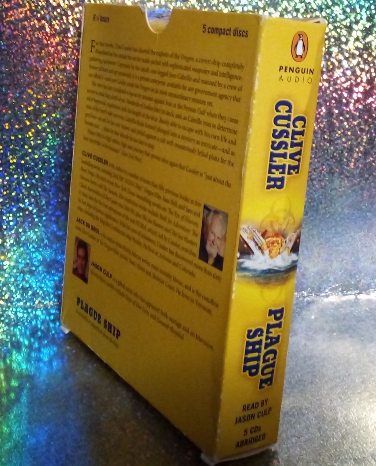 (CZBA) «PLAGUE SHIP» CLIVE CUSSLER / JACK DU BRUL / 5-CD / PRE-HEARD / 2008