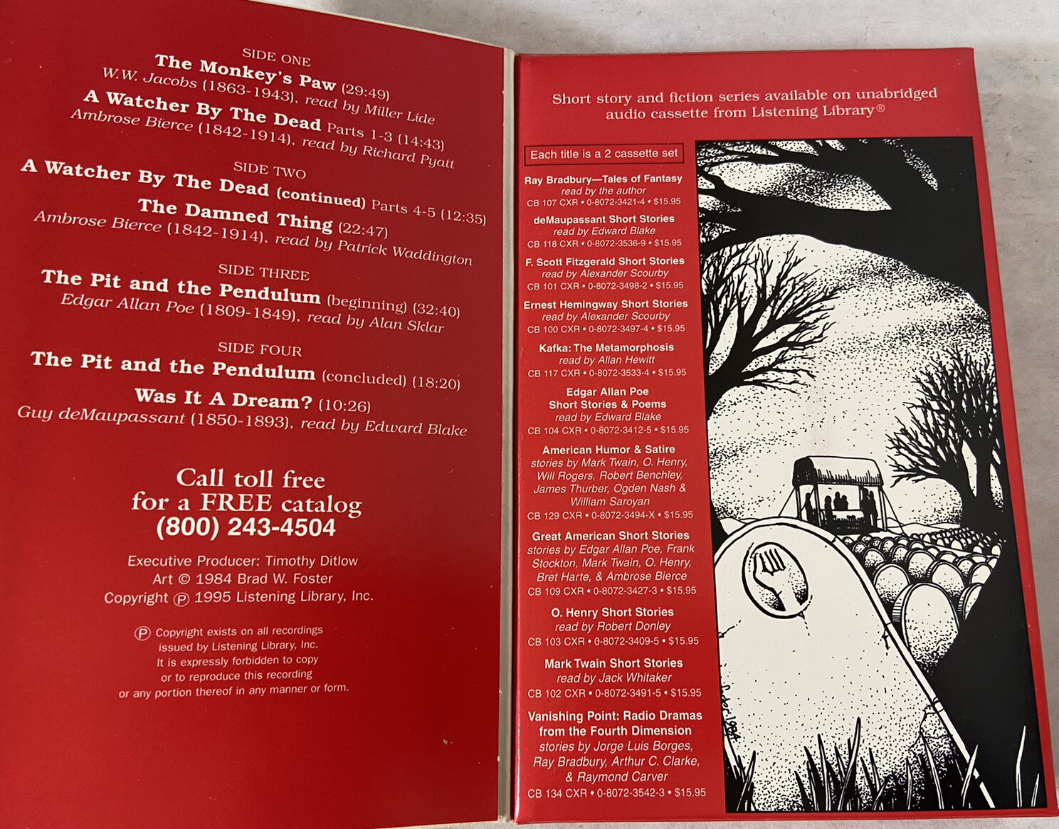 The Monkey’s Paw : And Other Classic Tales of Terror (1995, Audio Cassette,…