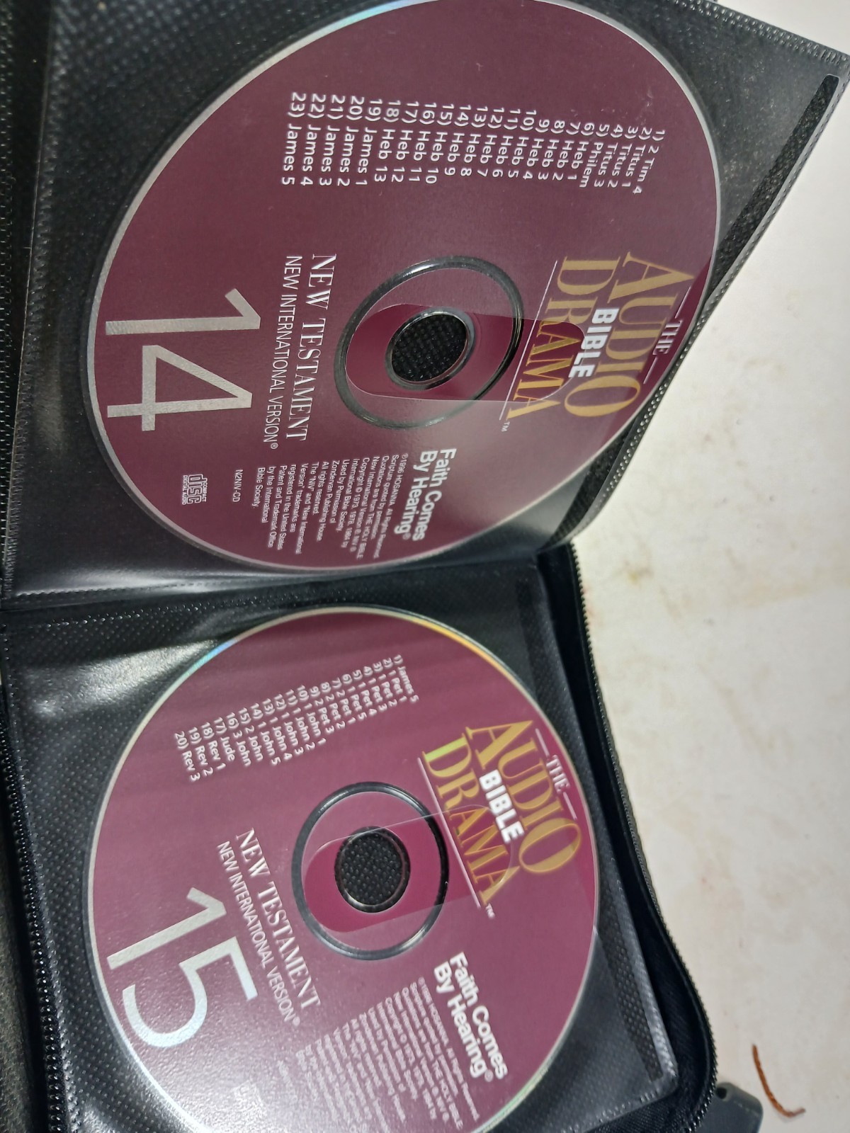 The Audio Bible Drama — Faith Comes By Hearing New Testament 16 CD Set in Case