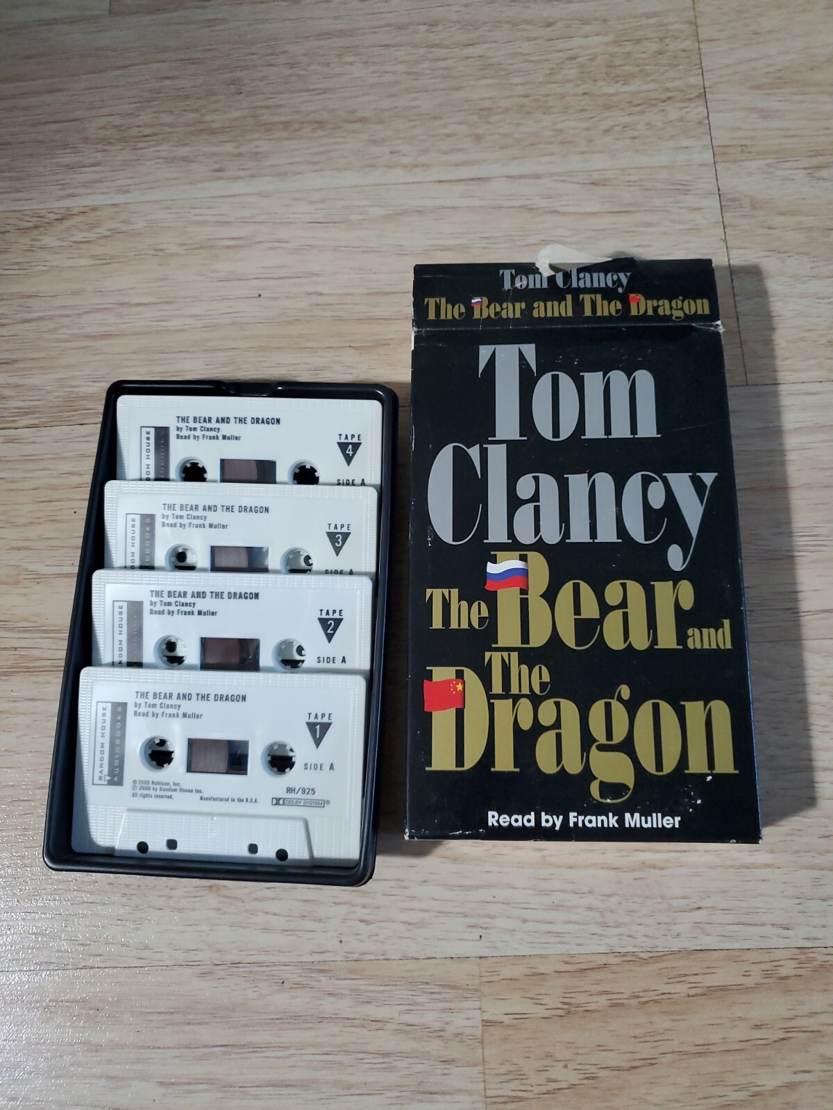 Tom clancy — 1 audiobooks- THE BEAR AND THE DRAGON