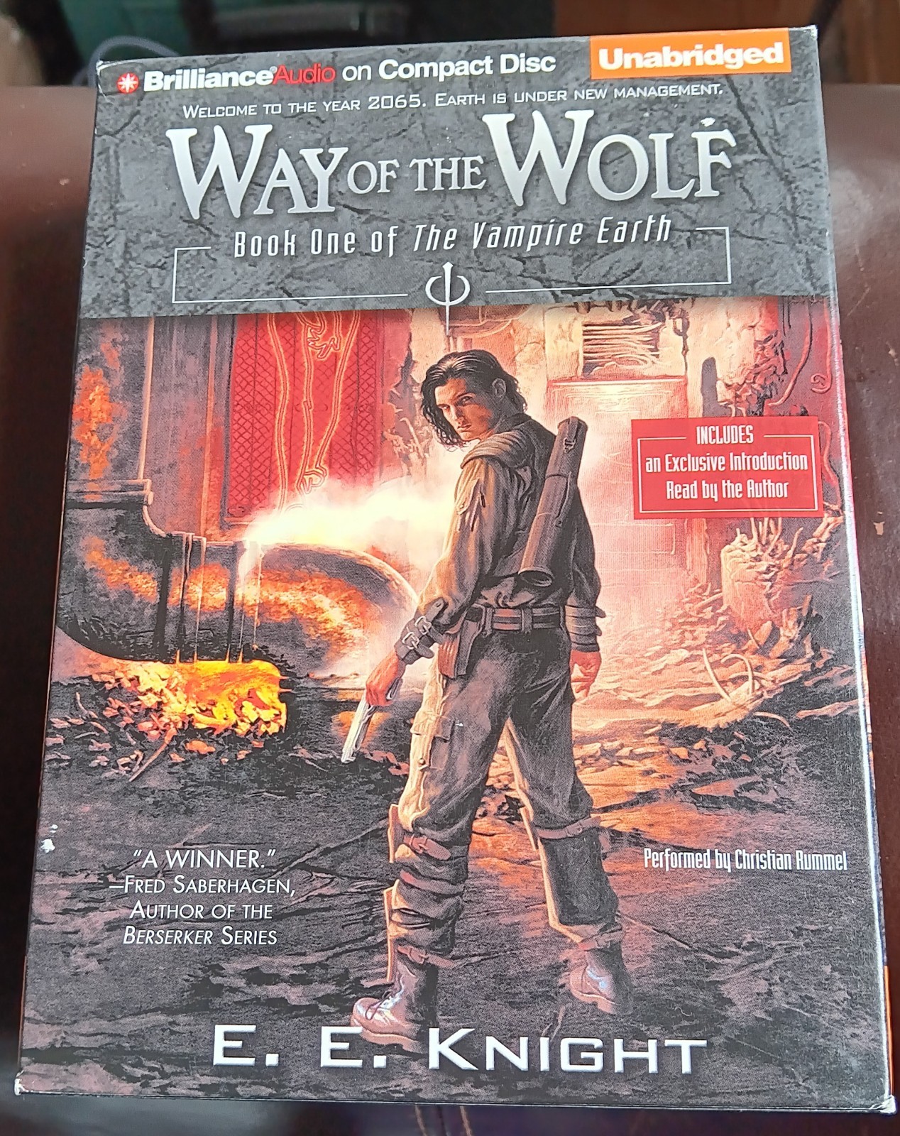 Way of the Wolf by E. E. Knight (2010) Unabridged Audio CD Very Good BX 19