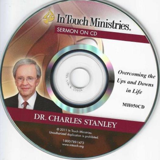 Dr Charles Stanley: Overcoming The Ups And Downs In Life AUDIO BOOK CD trust God