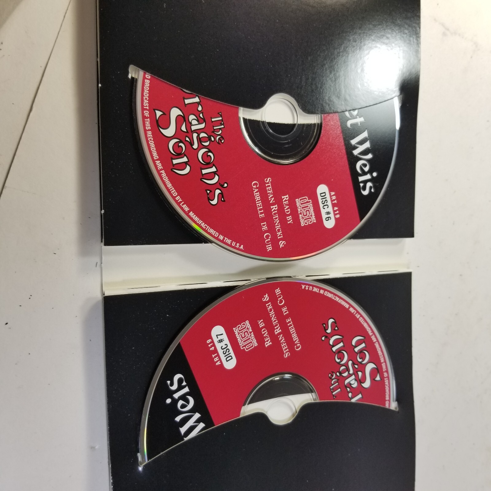The Dragon’s Son Unabridged CD Audiobook Dragonvarld Book 2 Margaret Weis