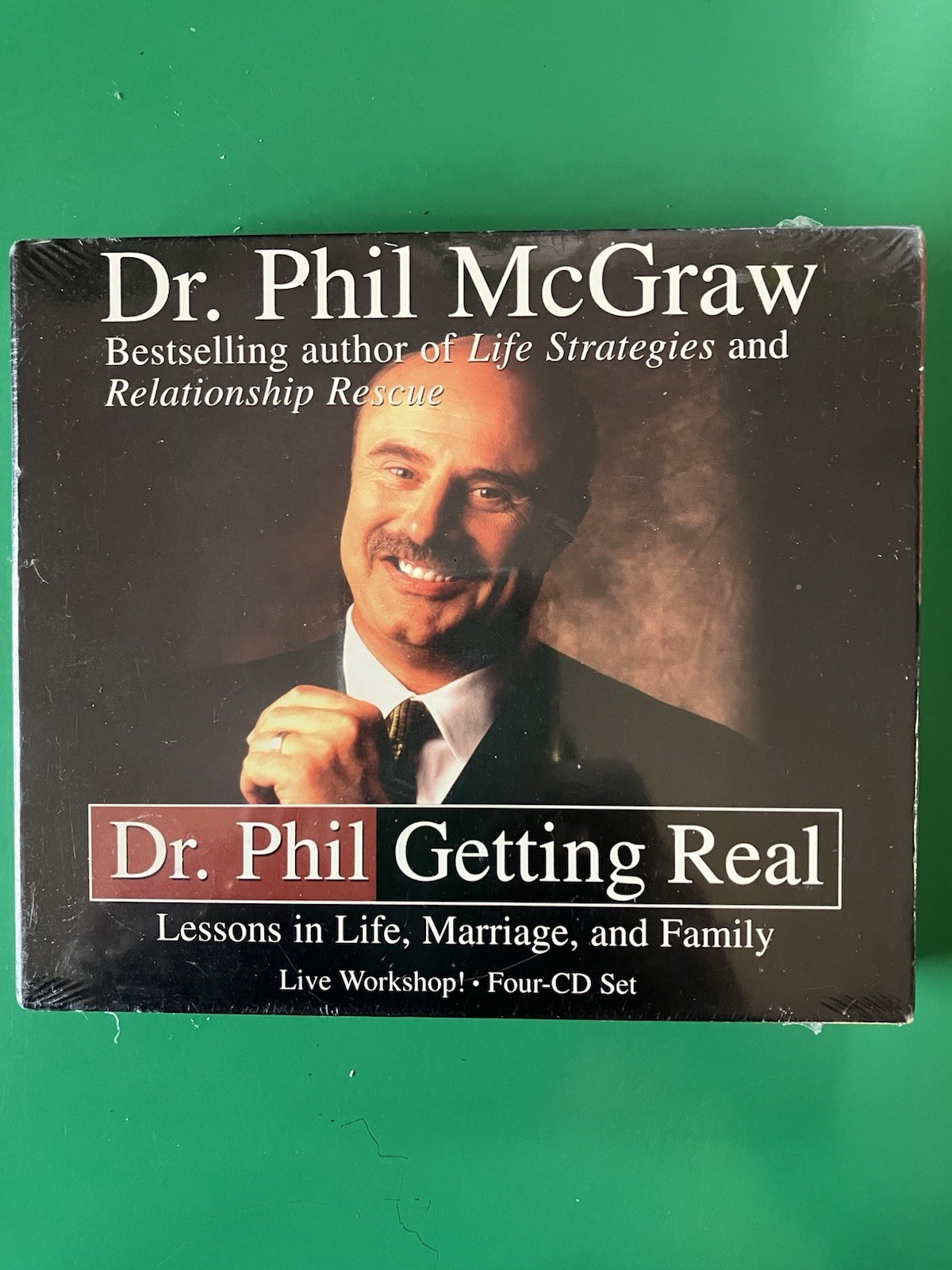 Dr. Phil Getting Real : Lessons in Life, Marriage, and Family, Four-CD Set NEW