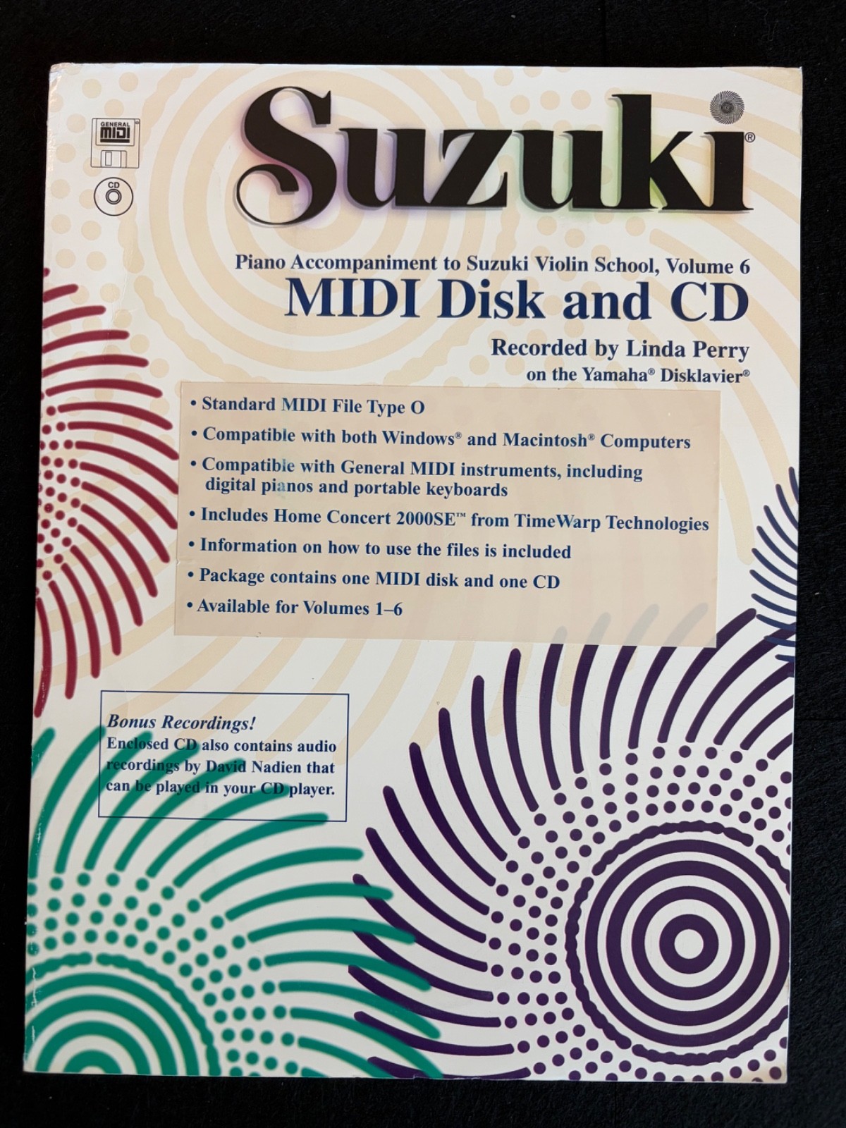 Suzuki Violin School, Vol 6 : MIDI Disk and CD-ROM by Linda Perry and Koji…