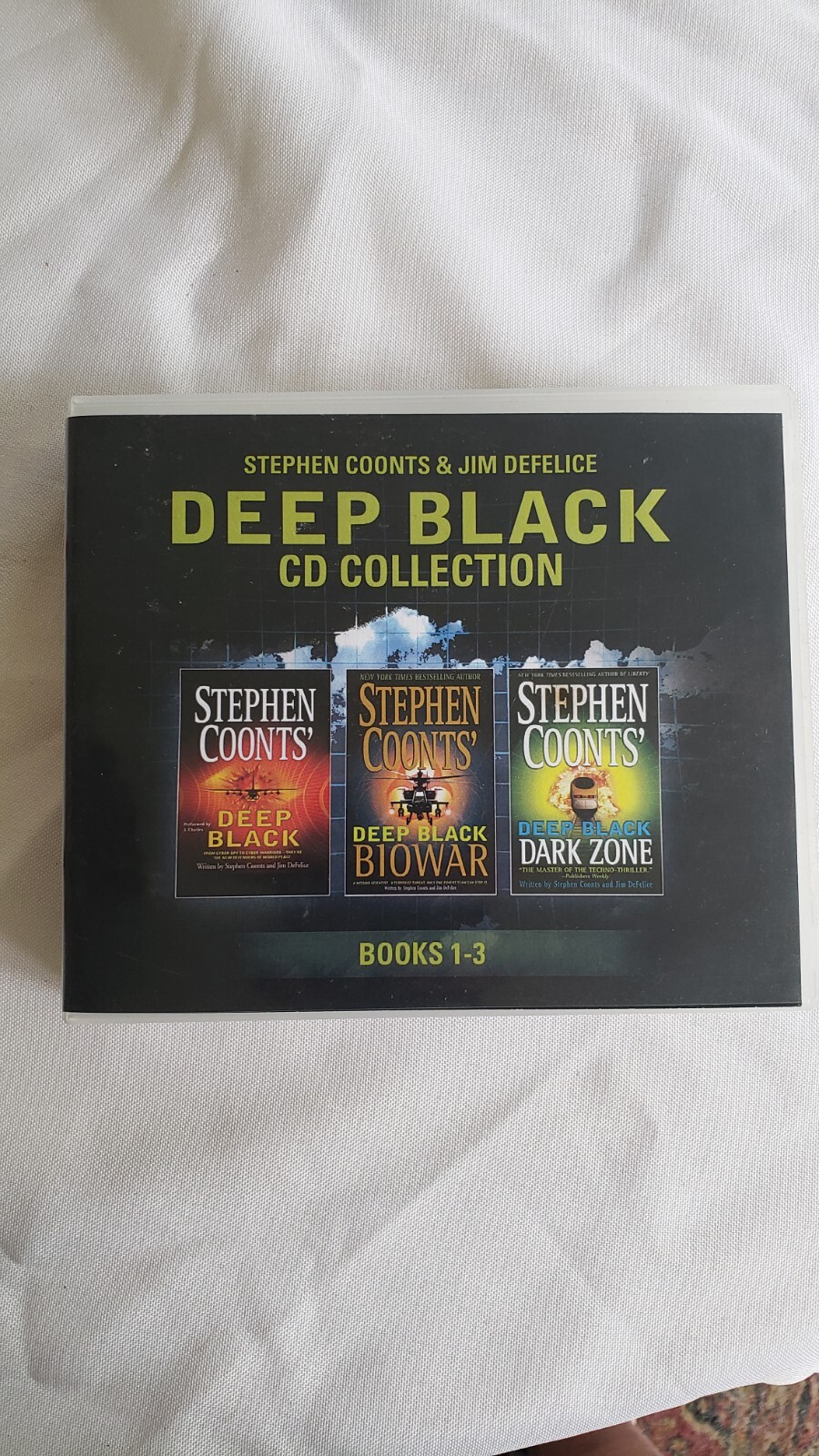 Three Audio Books On CD By Stephen Coonts Deep Black» Deep Black Biowar»…