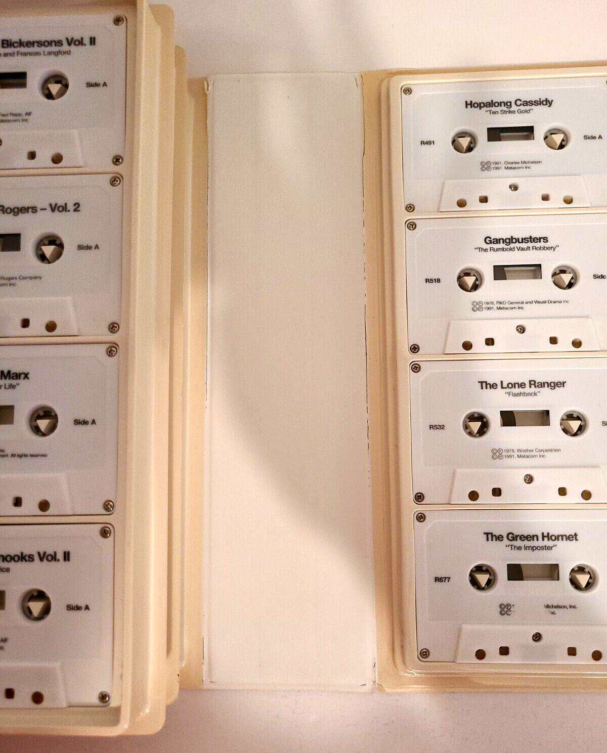 Vtg The Golden Years of Radio 40 Cassette Collectors Edition 92′ Abbott Costello