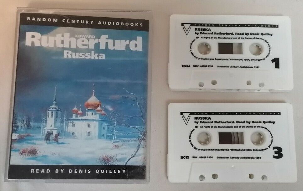 AUDIO BOOK — Edward Rutherfurd Russka X2 Cass Audio Book Denis Quilley Reads