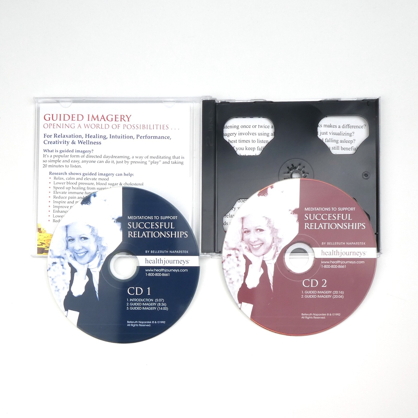 SUCCESSFUL RELATIONSHIPS 2 CDs Guided Imagery Belleruth Naperstek Self Hypnosis