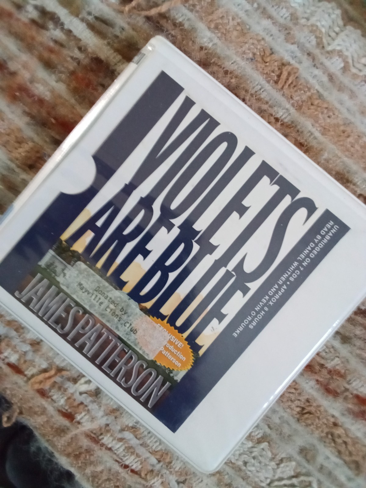 Violets Are Blue (Alex Cross) Audiobook on 7 CD’s By James Patterson unabridged