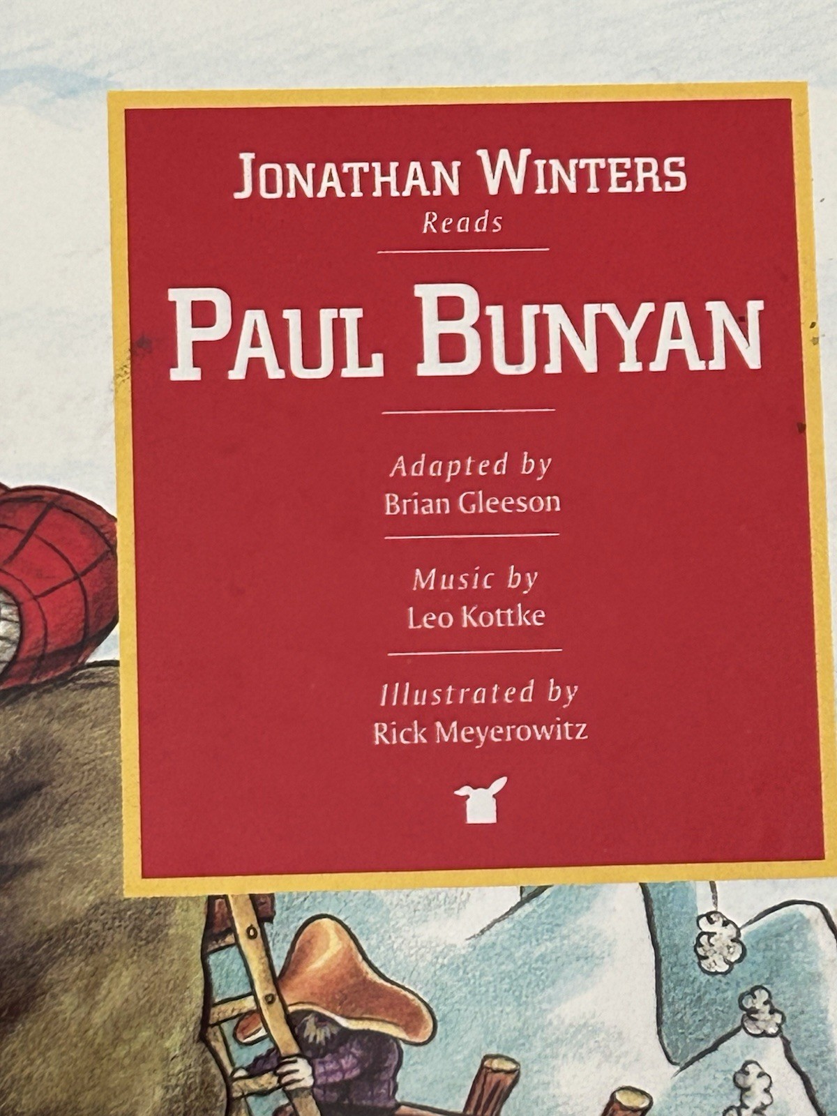 VTG Paul Bunyan 90’s Audiobook Special Edition Multimedia Package Book & Tape