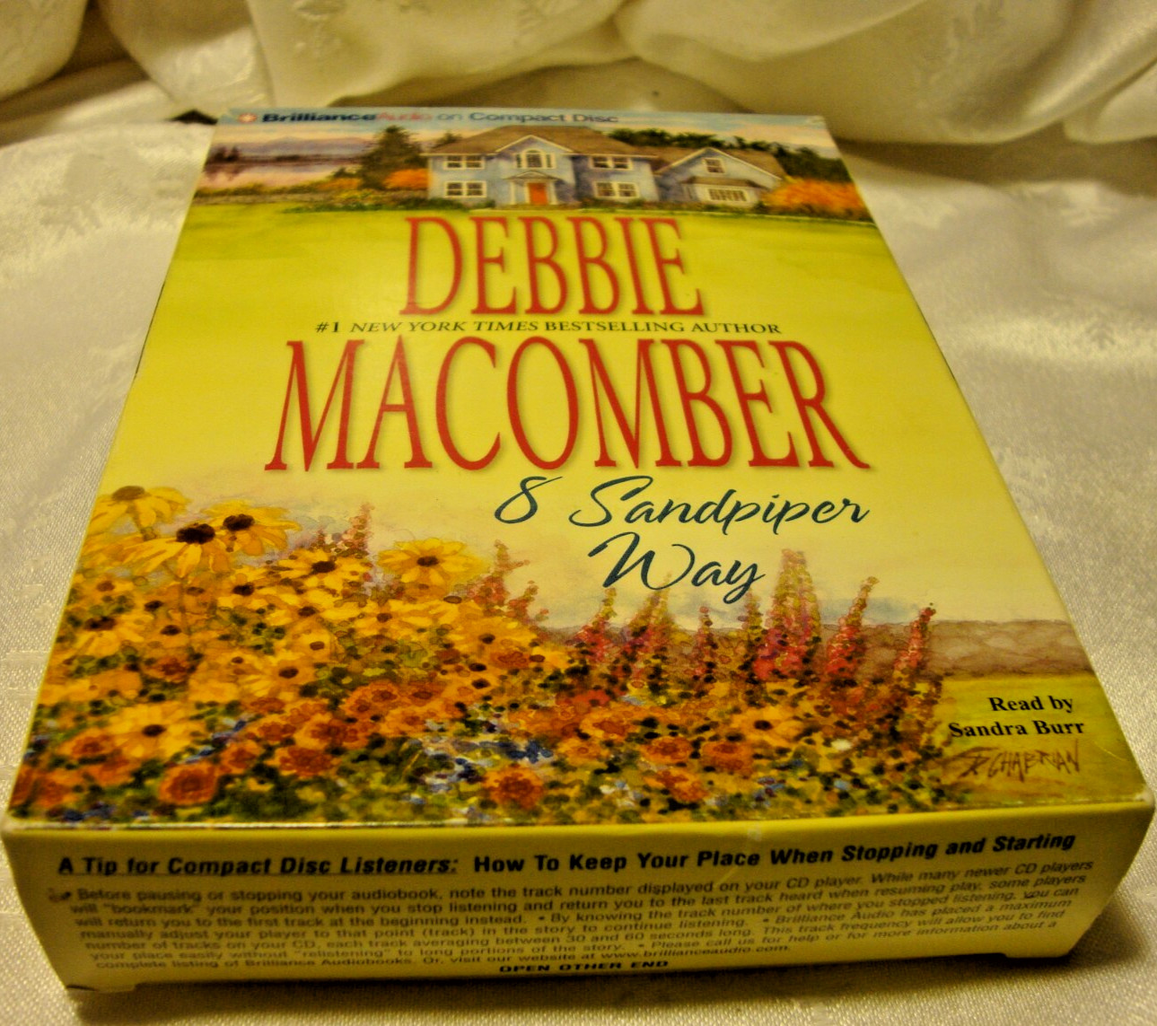 AUDIOBOOK «Cedar Cove: 8 Sandpiper Way» Debbie Macomber (2008 CD, Abridged) L15