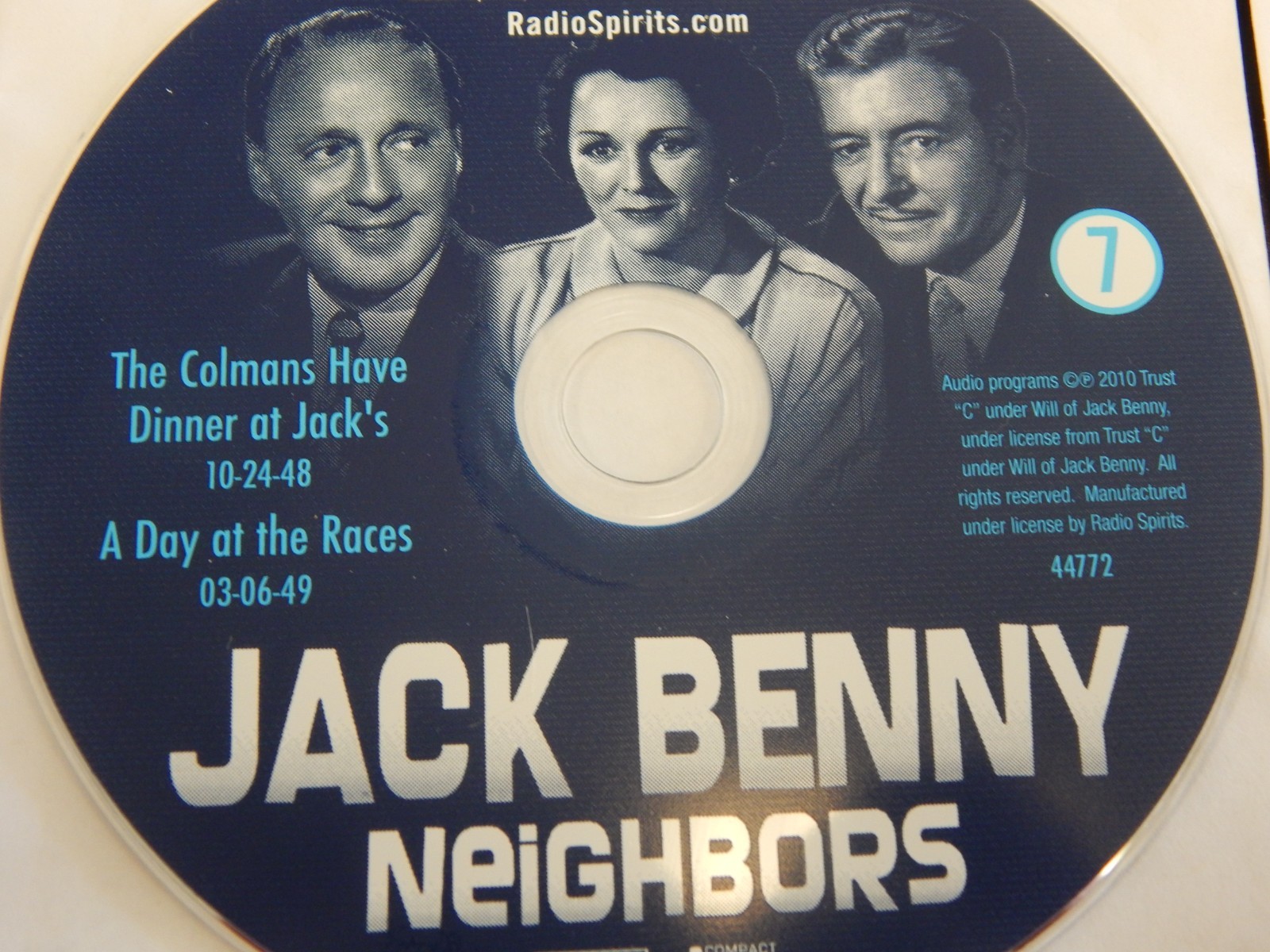 JACK BENNY NEIGHBORS CLASSIC COMEDY AUDIO CDs RADIO SPIRITS
