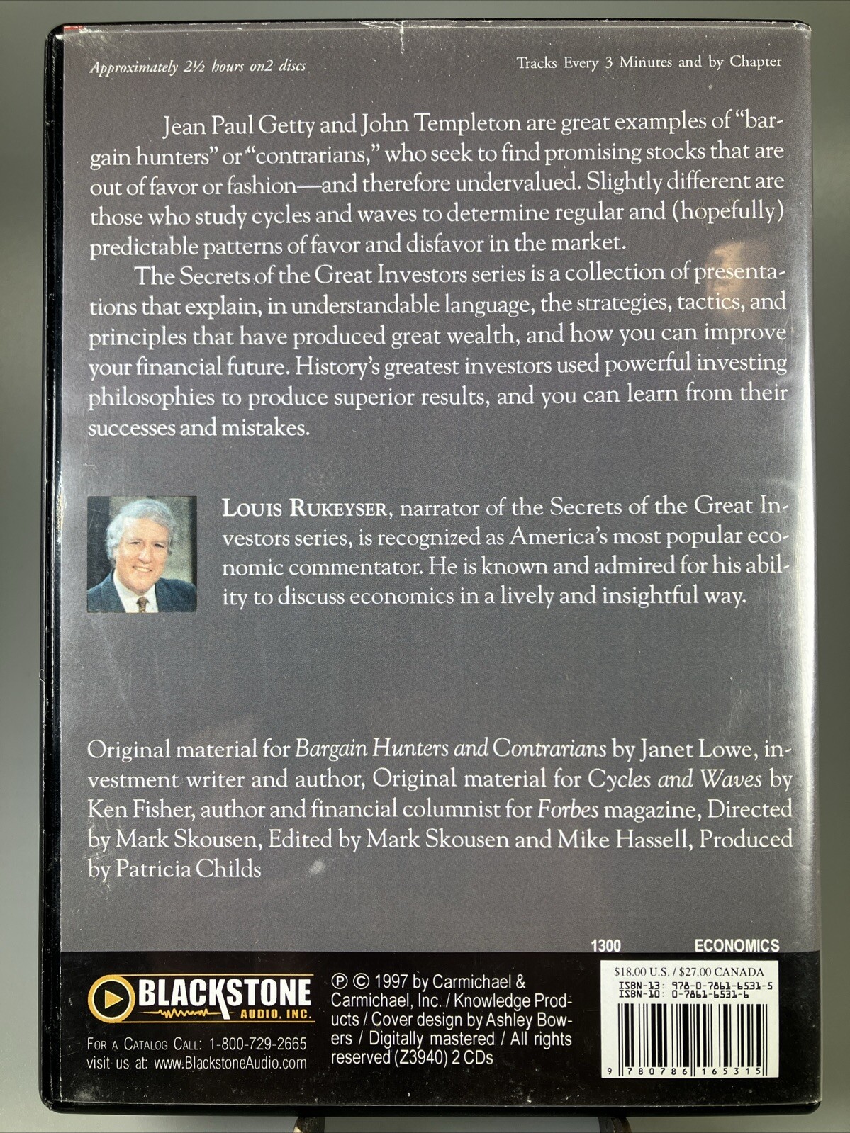 Bargain Hunters, Contrarians, Cycles & Waves audiobook 2 CD Great Investors