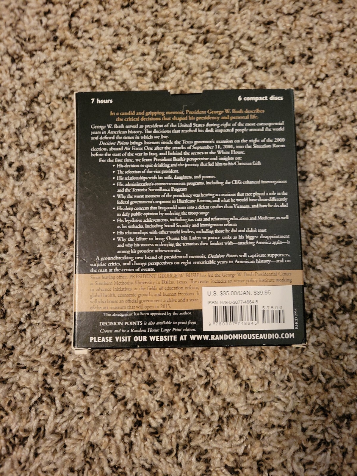Decision Points by Bush, George W.