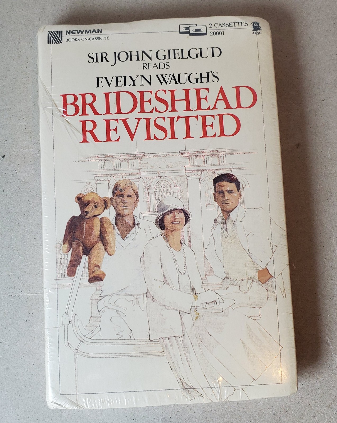 Brideshead Revisited By Evelyn Waugh Audiobook — Two Cassettes NEW AND SEALED