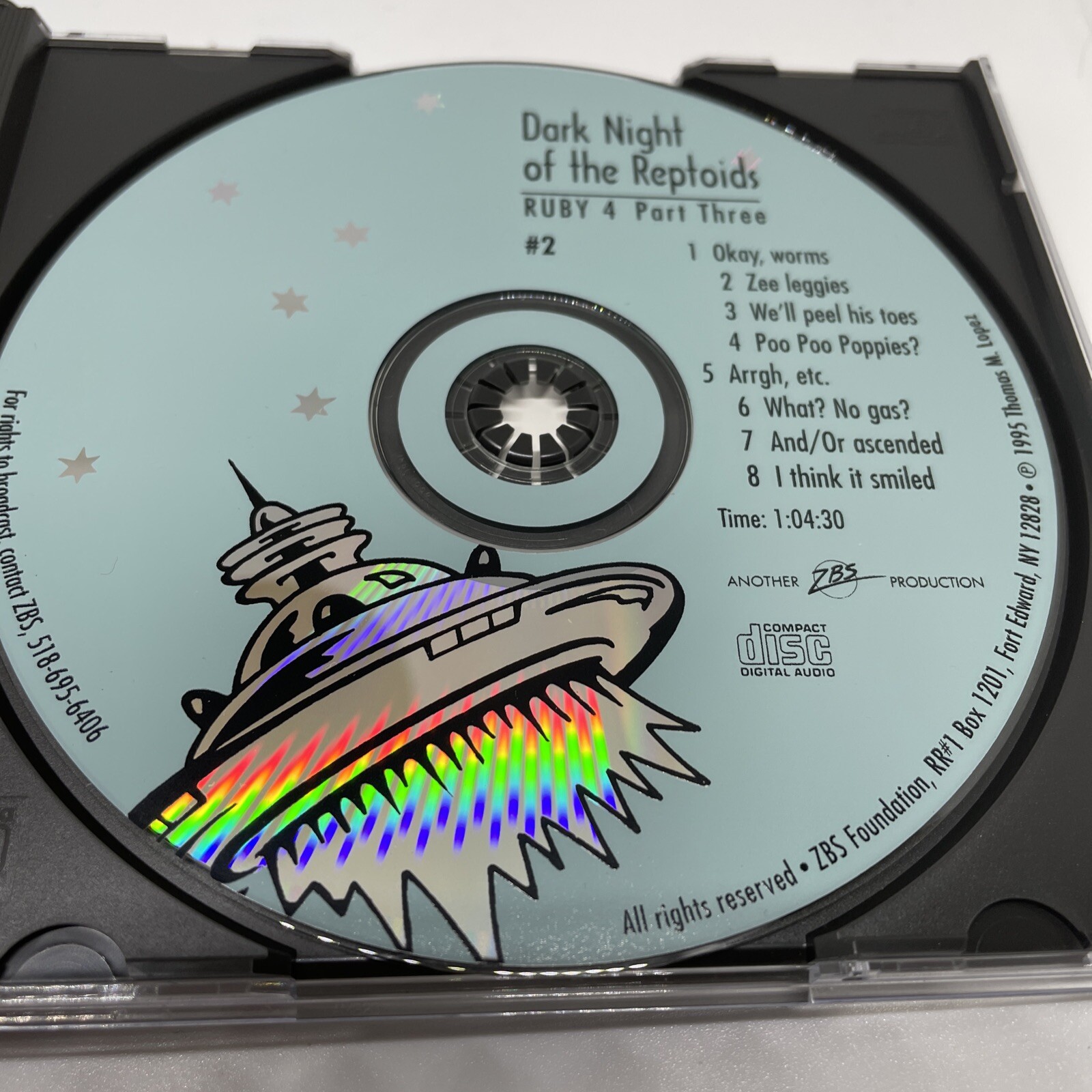 RUBY FOUR Part Three: Dark Night of the Reptoids Radio Series 2 CD Set 1995 ZBS