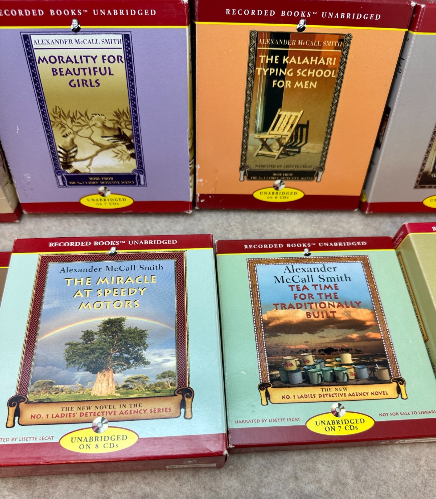 Lot of 13 Alexander McCall Smith ~ No 1 Ladies Detective Agency ~ Books on CD