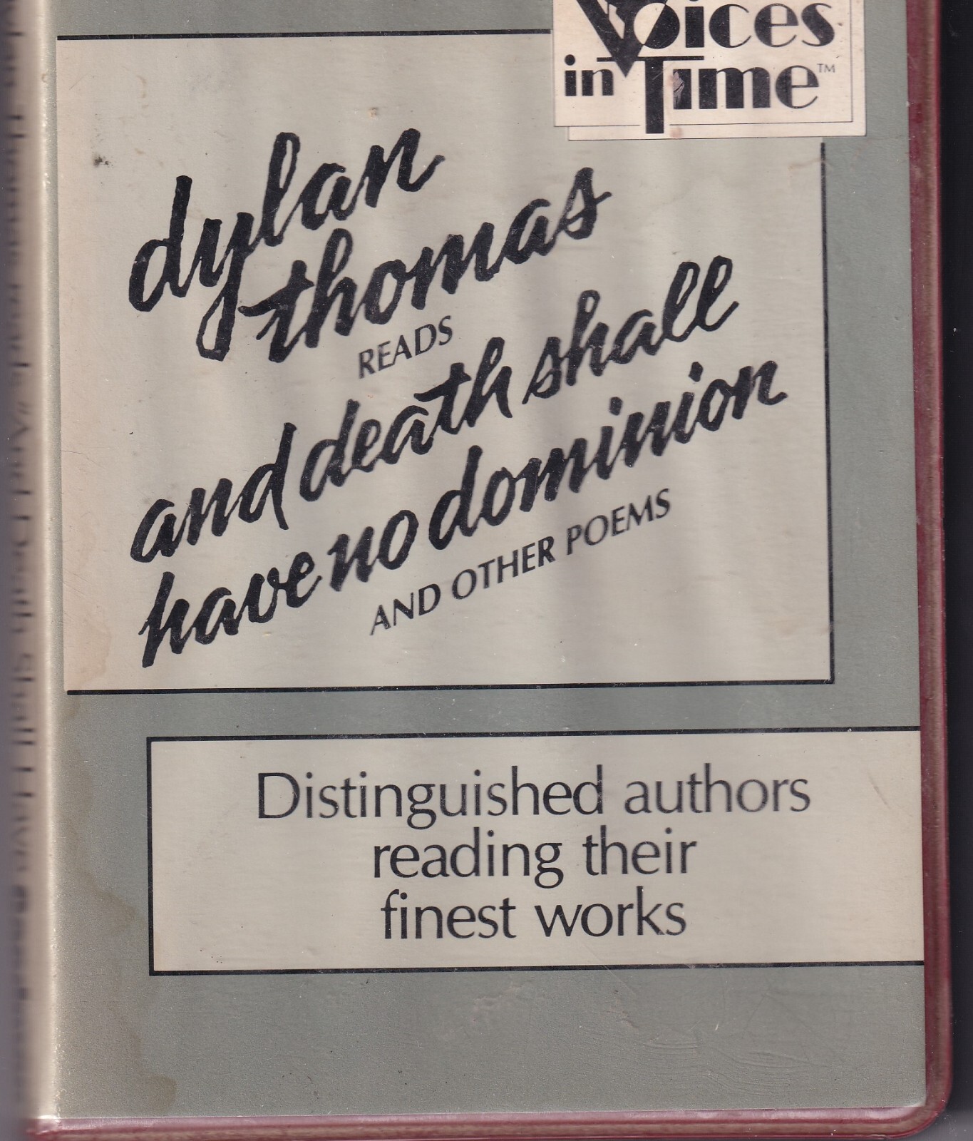 Dylan Thomas Reads and Death Shall Have No Dominion Poems audio Cassette