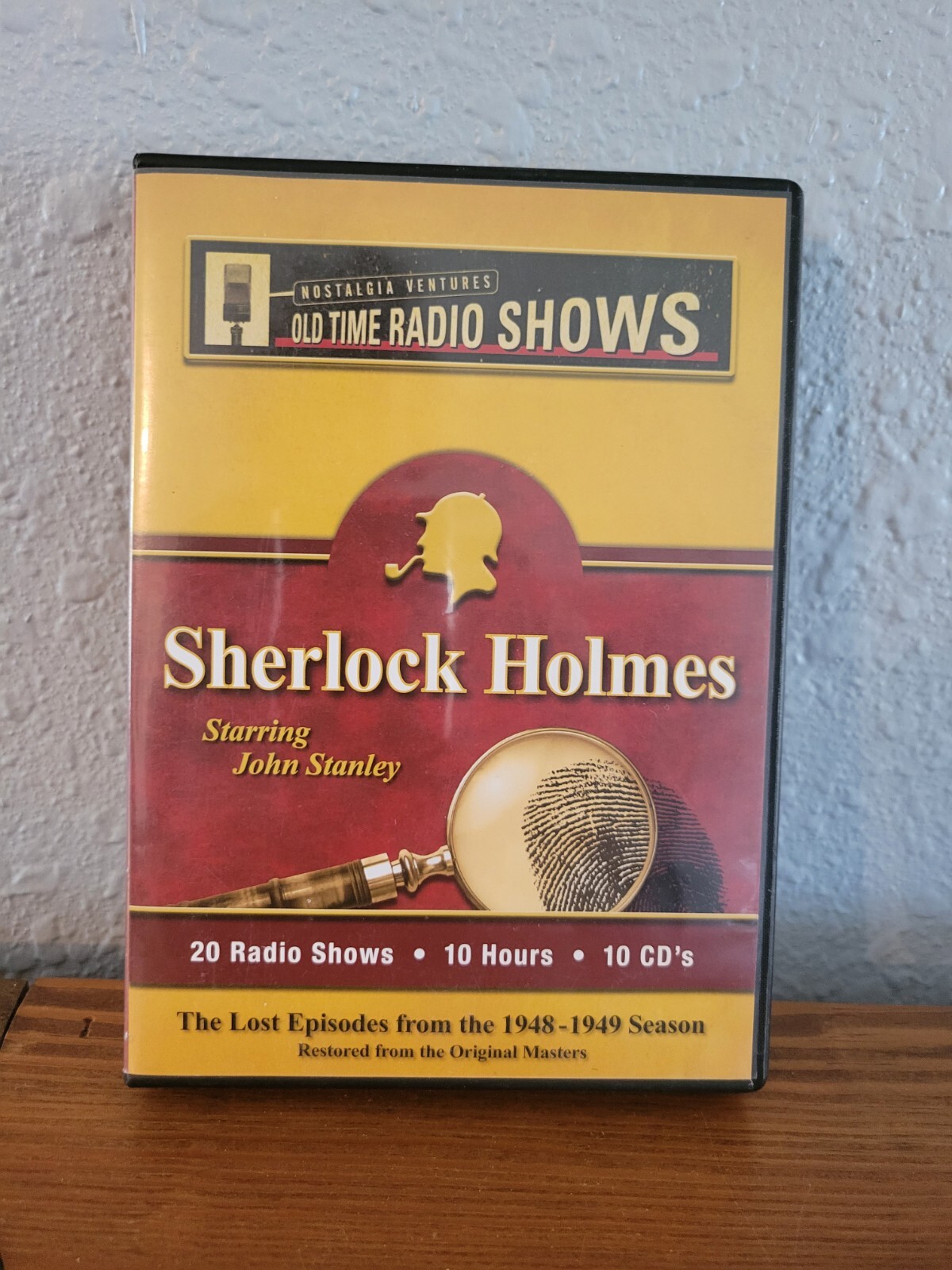 Old Time Radio Shows — Sherlock Holmes Autio Book- 10 CDs, 20 Shows