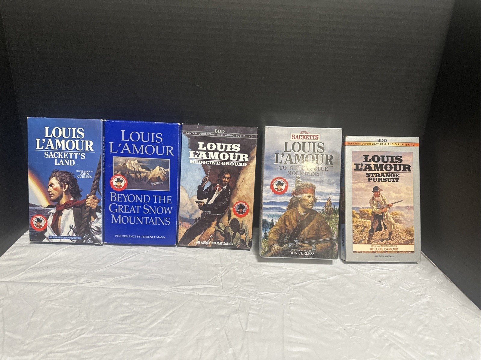 Louis L’Amour Audio Books Lot Cassettes 20 Titles Bantam Random House