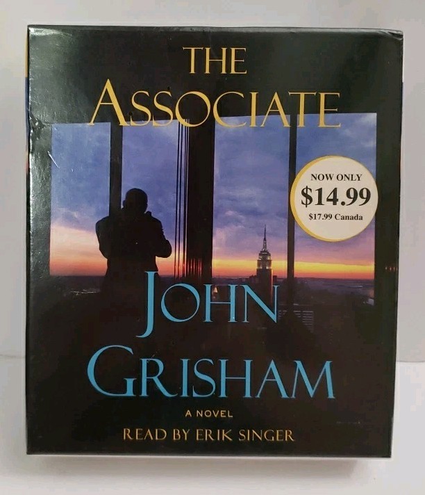 THE ASSOCIATE AUDIOBOOK JOHN GRISHAM READ BY ERIK SINGER 5 CDS/6 HR NEW / SEALED