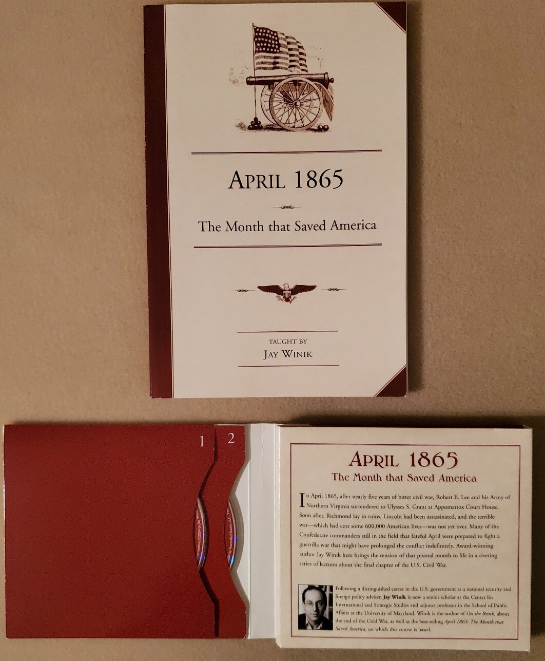 «April 1865 — The Month that Saved America» by Jay Winik Audiobook CDs