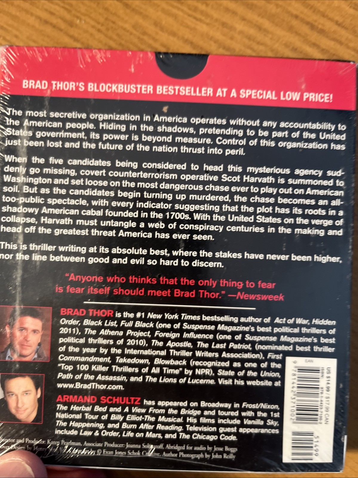 Brad Thor Hidden Order (CD) Scot Harvath