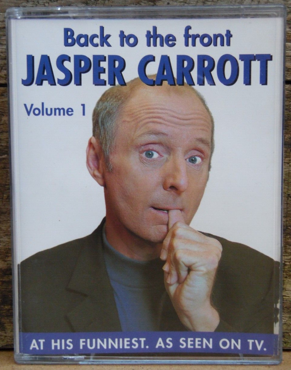 Back to the front JASPER CARROTT VOL.1 As Seen On TV Double Audio Cassette Tape