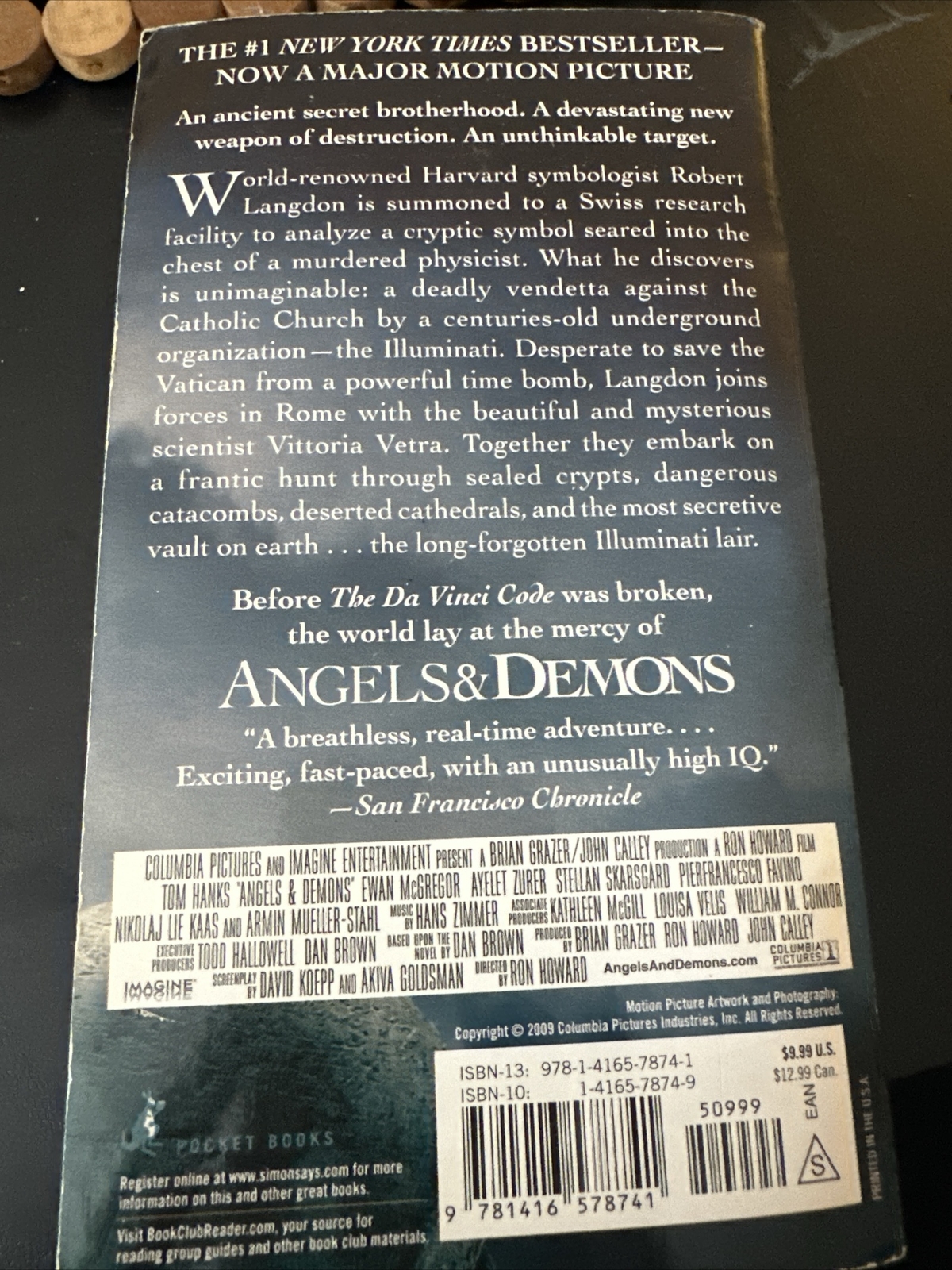 Angels and Demons — Movie Tie-In by Dan Brown (2009, US-Tall Rack Paperback,…